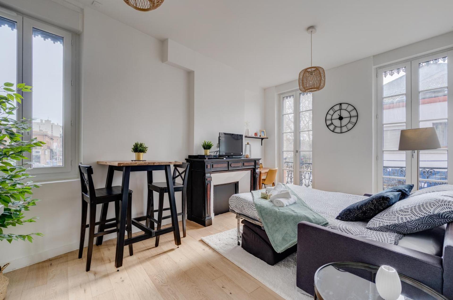 Studio Chic Et Lumineux, Garage, Wifi, Clim 툴루즈 외부 사진