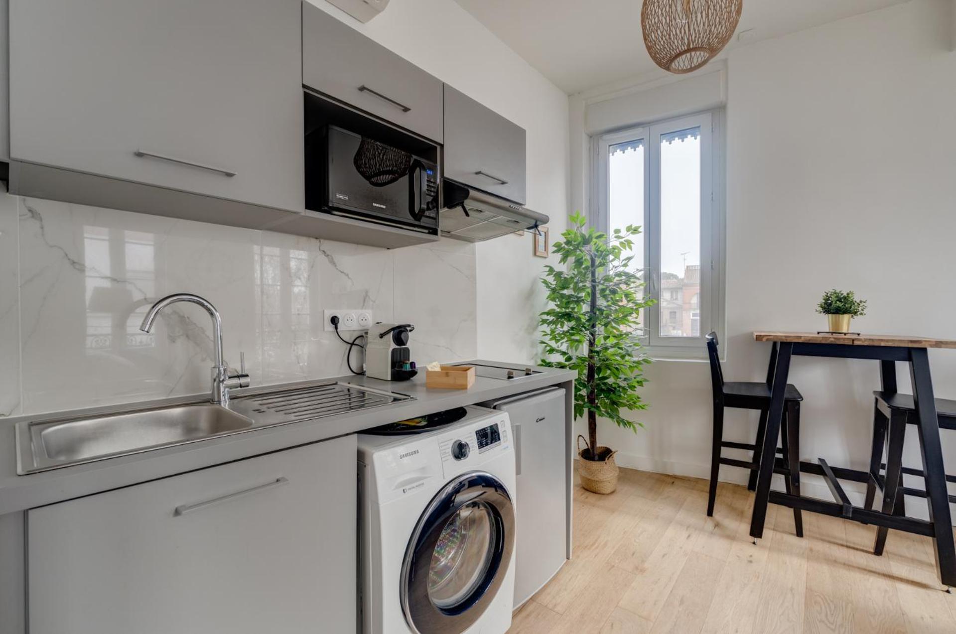 Studio Chic Et Lumineux, Garage, Wifi, Clim 툴루즈 외부 사진